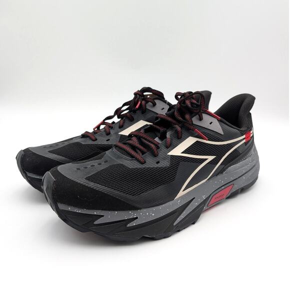 Diadora Sestriere XT 2 Trail Running Shoes Men\'s Black/Steel Gray Size US13 EU47